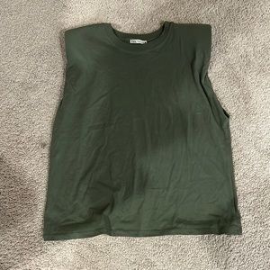 Zara Tank Top with shoulder pads